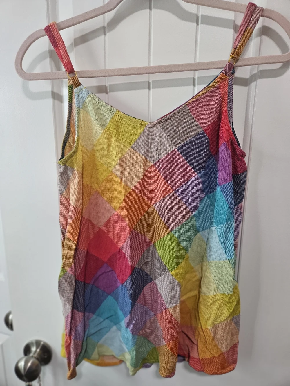 Torrid Rainbow Plaid Cami Tank Top 🌈🌈🌈🌈 - Picture 6 of 6